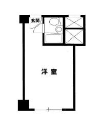 赤坂レジデンシャルホテル 3階 間取り図