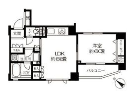 クリオ渋谷ラ・モード 304 間取り図