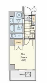 クレストコート菊川 602 間取り図