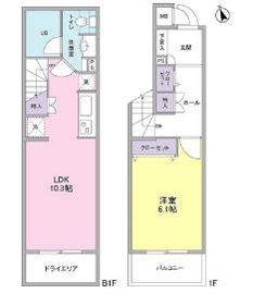 ストーリア等々力 117 間取り図