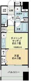 ライオンズシティ恵比寿 7階 間取り図