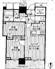 ザ・パークハウス晴海タワーズ クロノレジデンス 11階 間取り図