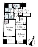 レックス赤坂レジデンス 5階 間取り図