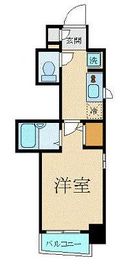 エステムプラザ日本橋弐番館 5階 間取り図