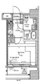 ログ文京千駄木 7階 間取り図