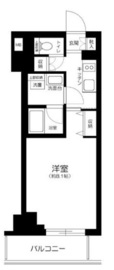 ZOOM白金高輪 10階 間取り図