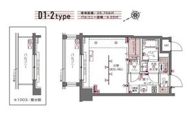 ZOOM白金高輪 2階 間取り図