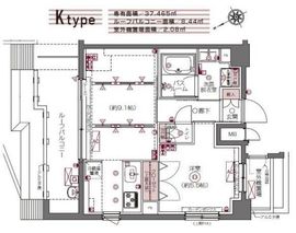 ZOOM白金高輪 11階 間取り図