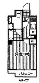 ログ文京千駄木 2階 間取り図