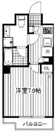 ログ文京千駄木 8階 間取り図