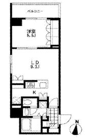 プライマル錦糸町 301 間取り図