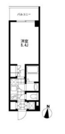 プライマル錦糸町 404 間取り図