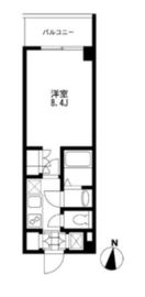 プライマル錦糸町 504 間取り図