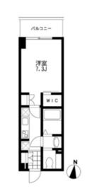 プライマル錦糸町 605 間取り図