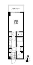 プライマル錦糸町 209 間取り図