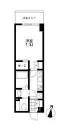 プライマル錦糸町 306 間取り図