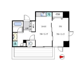 グランドテラス新宿 3階 間取り図