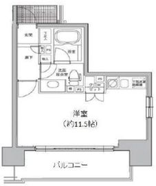 ファミールグラン銀座4丁目オーセンティア 12階 間取り図