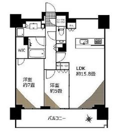 シティハウス恵比寿伊達坂 6階 間取り図