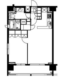 芝ウエスト 1001 間取り図