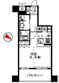 クオリアYZ恵比寿 7階 間取り図