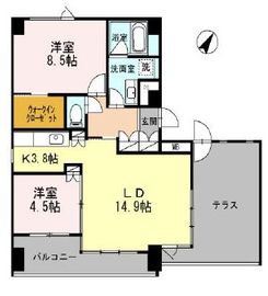 パークフラッツ新宿イーストサイド 502 間取り図