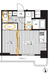 リーノ新宿若松町 401 間取り図