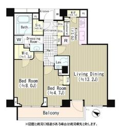 パークコート元麻布ヒルテラス 1階 間取り図