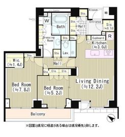 パークコート元麻布ヒルテラス 1階 間取り図