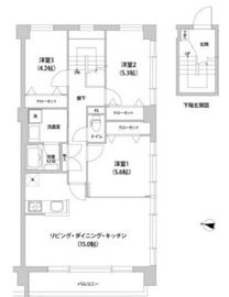 テラス護国寺 301 間取り図
