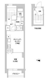 テラス護国寺 304 間取り図