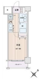 HF門前仲町レジデンス 1103 間取り図