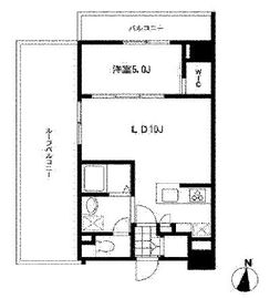 プライマル錦糸町 701 間取り図