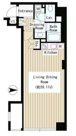 クレアーレ麹町 201 間取り図