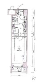 フィース水天宮前 1階 間取り図