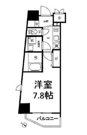 ZOOM南麻布 8階 間取り図