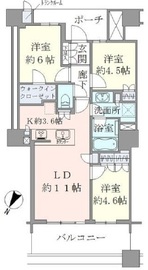 ブリリア有明スカイタワー 32階 間取り図