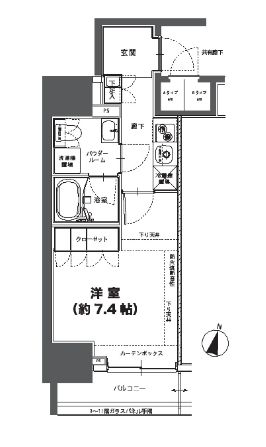 メインステージ神田須田町 301 間取り図