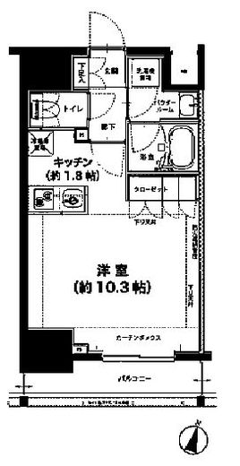 メインステージ神田須田町 703 間取り図