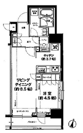 メインステージ神田須田町 1104 間取り図