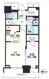 ザ・パークハウス晴海タワーズ ティアロレジデンス 26階 間取り図