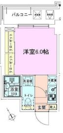 門前仲町レジデンス伍番館 1103 間取り図