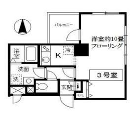 スリアン神楽坂 403 間取り図