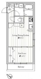 エルスタンザ渋谷本町 201 間取り図