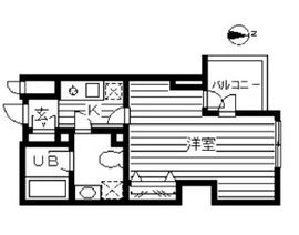 ドゥーエ幡ヶ谷 1604 間取り図