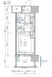 シーフォレシティ芝浦 5階 間取り図