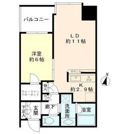 大崎ウエストシティタワーズ ウエスト 8階 間取り図