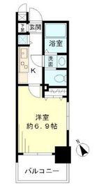 レジデンシア麻布十番 806 間取り図