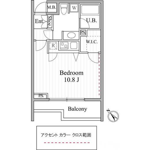 エルスタンザ赤坂 103 間取り図