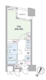 ブロードシティ東京 10階 間取り図